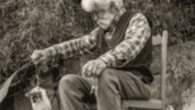 قصة الرجل العجوز المحظوظ