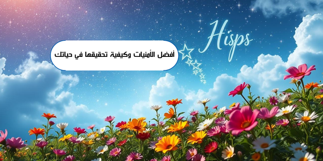 أفضل الأمنيات وكيفية تحقيقها في حياتك