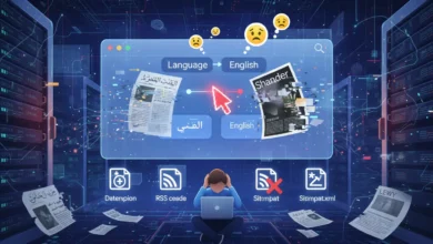 تأثير تغيير لغة الموقع في Google Publisher Center على ظهور المقالات العربية والأجنبية